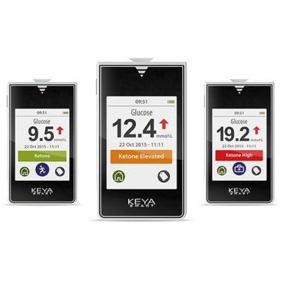 Glucometro Bluetooth - KEYA® Smart - Inside Biometrics Ltd - GDH-FAD / chetonemia / con penna pungidito