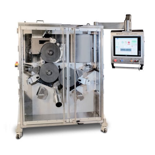 Sistema di ispezione ottico - Ackley Machine Corporation - continuo / servocomandato / per capsule