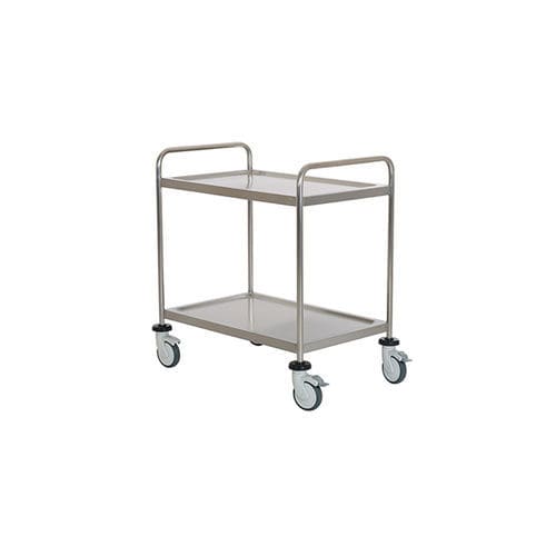 Carrello medico - Meyosis - per apparecchio / di trasporto / in acciaio inossidabile