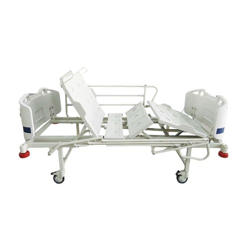 Letto da ospedale - MYS-502BN - Meyosis - meccanico / con sistema di bloccaggio delle ruote / 4 sezioni