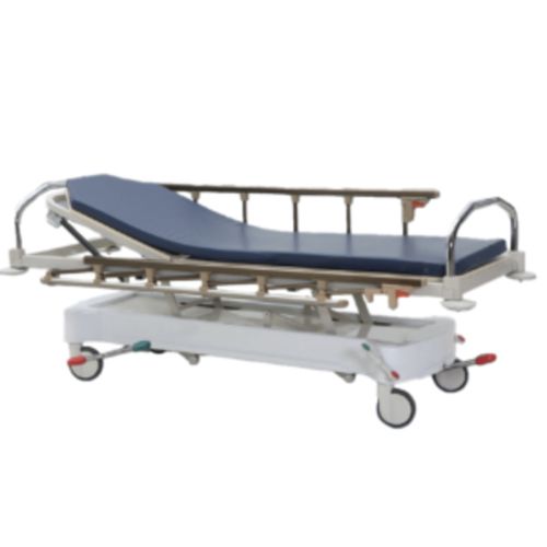 Barella con carrello da trasporto - MYS-950 - Meyosis - manuale / idraulica / ad altezza regolabile
