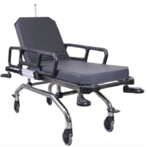 Barella da trasporto - MYS-850NPT - Meyosis - pieghevole / con rotelle / ad altezza regolabile