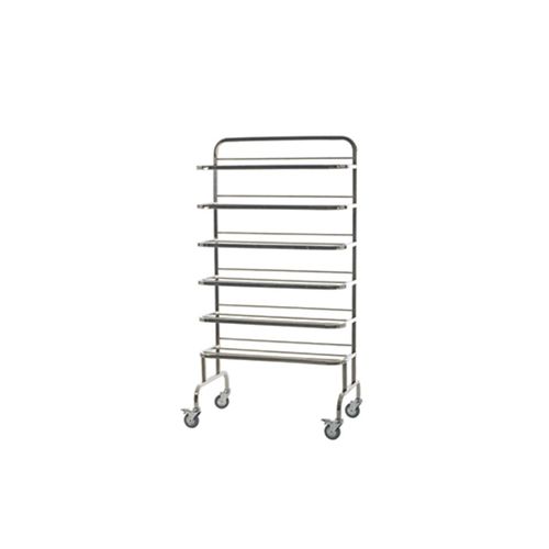 Carrello medico - Meyosis - ospedaliero / portascarpe / in acciaio inossidabile