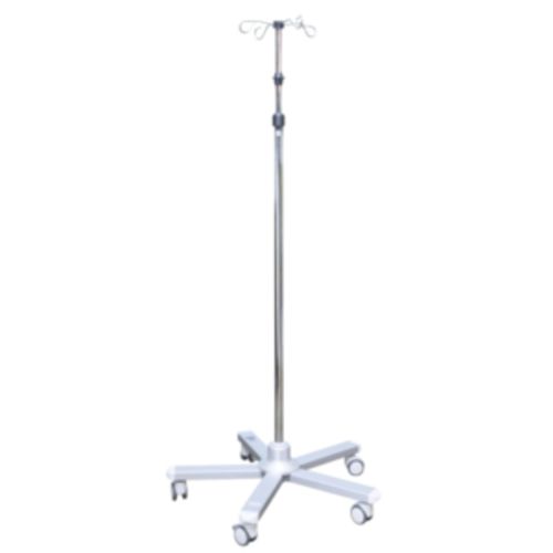 Asta portaflebo con rotelle - MYS-P4061 - Meyosis - con rotelle / 4 ganci / ad altezza regolabile