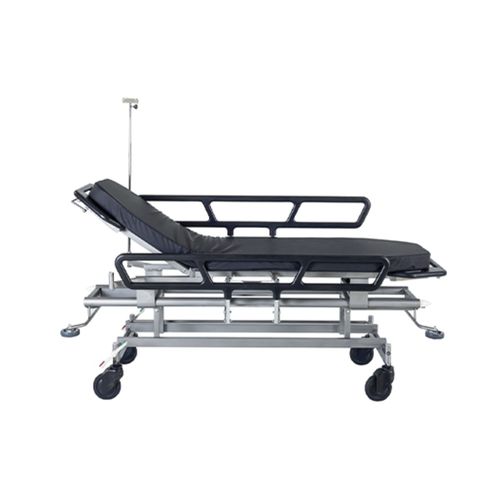 Barella con carrello passamalati - MYS-850NPT - Meyosis - manuale / con schienale regolabile / bariatrica