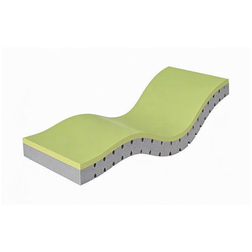 Materasso per letto ospedaliero - DH 1050 - Trinodal - in espanso / viscoelastico / in espanso viscoelastico