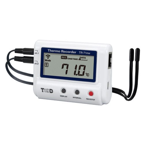 Registratore di dati di temperatura - TR-71nw - T&D Corporation - di umidità / da laboratorio / USB