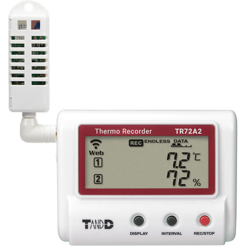 Registratore di dati di temperatura - TR72A2 - T&D Corporation - di umidità / da laboratorio / per produzioni farmaceutiche