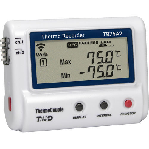 Registratore di dati di basse temperature - TR75A2 - T&D Corporation - da laboratorio / per produzioni farmaceutiche / per catena del freddo
