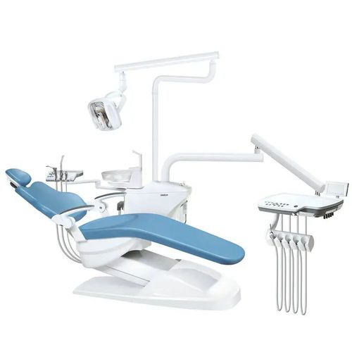 Riunito odontoiatrico con poltrona elettrica - FD-S610 - Hunan Fude Technology - con monitor / con illuminazione LED
