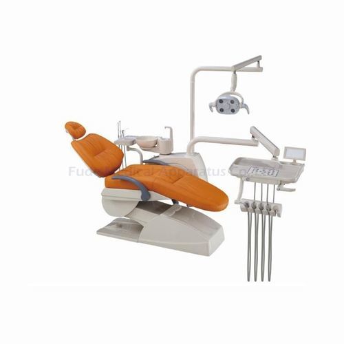 Riunito odontoiatrico con poltrona elettrica - FD-350 - Hunan Fude Technology - con monitor / con illuminazione LED