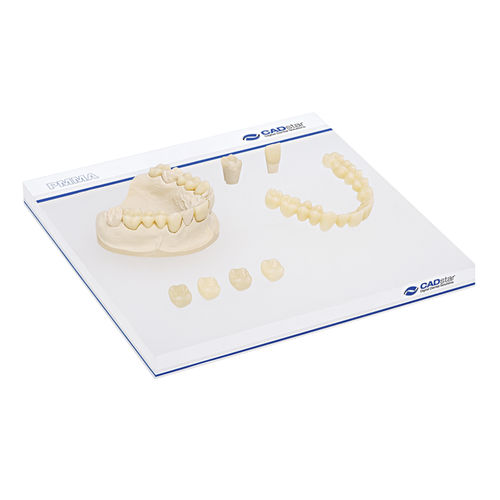 Materiale odontoiatrico in ceramica - CADstar Ambarino - CADstar GmbH - per ricostruzione dentale / per inlay / per corone dentali