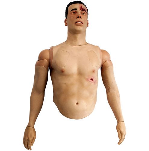 Simulatore di paziente di trattamento di ferite da proiettile - KGS-TFX-EMITT-ASU-1 - TraumaFX Solutions, Inc. - ad uso didattico / per gestione delle vie aeree / per interventi di emergenza
