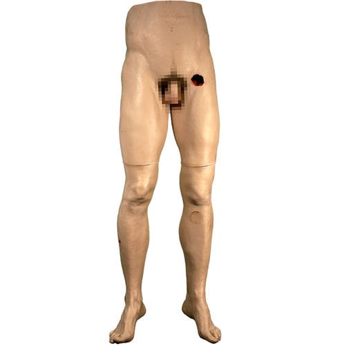 Simulatore di paziente per iniezioni intraossee - KGS-TFX-EMITT-ASL-1 - TraumaFX Solutions, Inc. - di trattamento di ferite da proiettile / con trauma / di parte inferiore del corpo