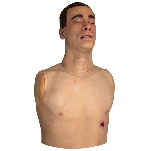 Simulatore di paziente per iniezioni intraossee - KGS-TFX-C-APL-1 - TraumaFX Solutions, Inc. - di trattamento di ferite da proiettile / per gestione delle vie aeree / di torso