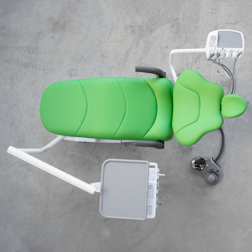 Riunito odontoiatrico con poltrona elettrica - ITALO SWING - SIMPLE&SMART - compatto / con poggiatesta flessibile / ambidestro