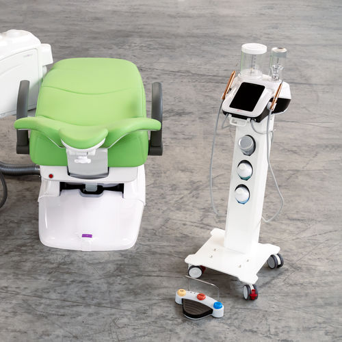 Riunito per profilassi odontoiatrica con poltrona - HYGIENE DENTAL UNIT with PT-B on CART - SIMPLE&SMART - con sistema di igiene / con portastrumenti / con illuminazione LED