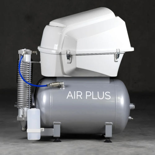 Compressore per studio odontoiatrico - Air Plus One dryer + sound cover - SIMPLE&SMART - per laboratorio odontotecnico / con pistone oscillante / 2 postazioni