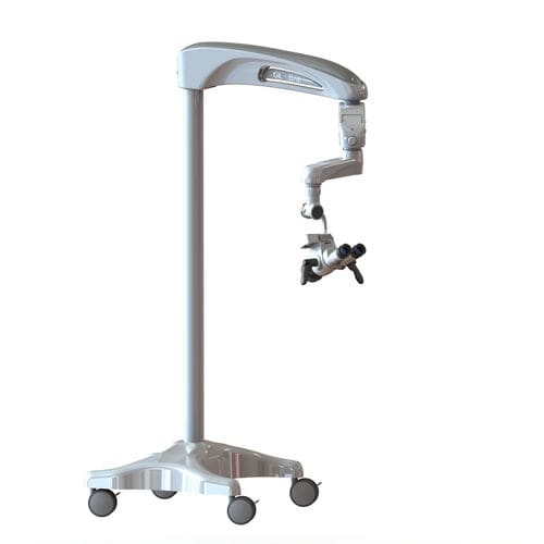 Microscopio diagnostico ORL - A-SERIES - Global Surgical Corporation America - con rotelle