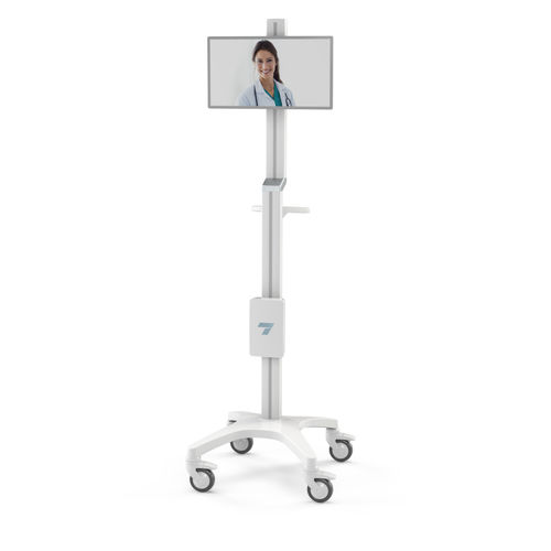 Carrello per telemedicina per videoconferenza - X1 - Tryten Technologies - ad altezza regolabile / sicuro / con touch screen