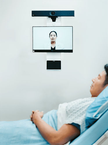 Workstation per telemedicina - W1 - Tryten Technologies - ad altezza regolabile / da parete / modulare