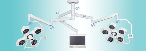 Lampada scialitica a soffitto - Medlight 50+40  - Meditech India - LED / 2 bracci / 96