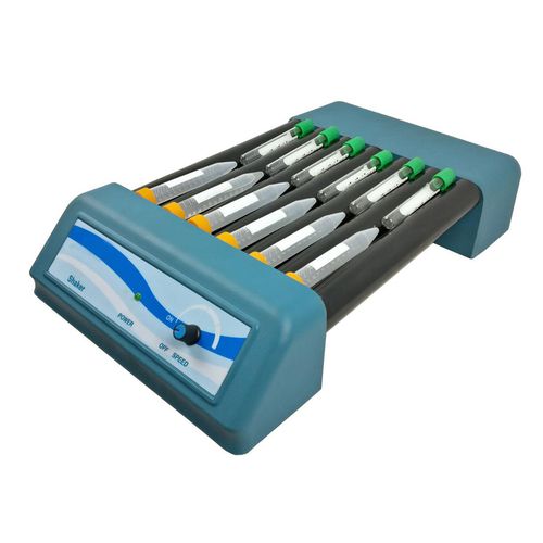 Miscelatore di laboratorio a rulli - RM-7 - Aiken Corporation - analogico / di campioni di sangue / da banco