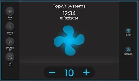 Unità di controllo di velocità dell'aria - BASIC - TopAir Systems, Inc. - per cappe per aspirazione