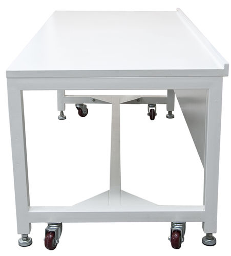 Tavolo da laboratorio - CF-090-ST - TopAir Systems, Inc. - rettangolare / su rotelle