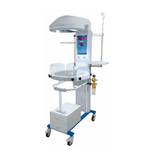 Tavolo di rianimazione neonatale su rotelle - TIANA- DX - SS TECHNOMED