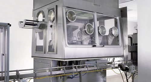 Isolatore sterile - Weiler Engineering - per confezionamento farmaceutico / di trasferimento / da terra