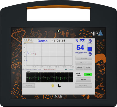 Monitor paziente NIPE - NIPE MONITOR V1 - Mdoloris Medical Systems - comodino / per controllo del dolore / per terapia intensiva