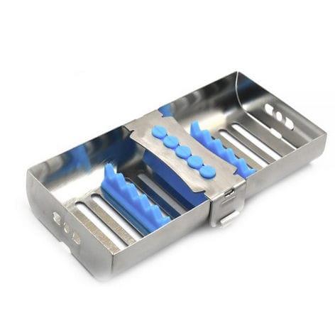 Cassetta di sterilizzazione per strumenti odontoiatrici - SC-11-6-2001-01 - Smith Care - in acciaio inossidabile / in silicone