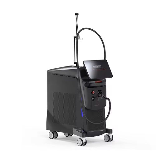 Laser per epilazione - GoldenLaser - Nd:YAG / alessandrite / su carrello