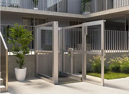Piattaforma elevatrice per sedia a rotelle - Liftboy 5 - Lehner Lifttechnik - per edificio