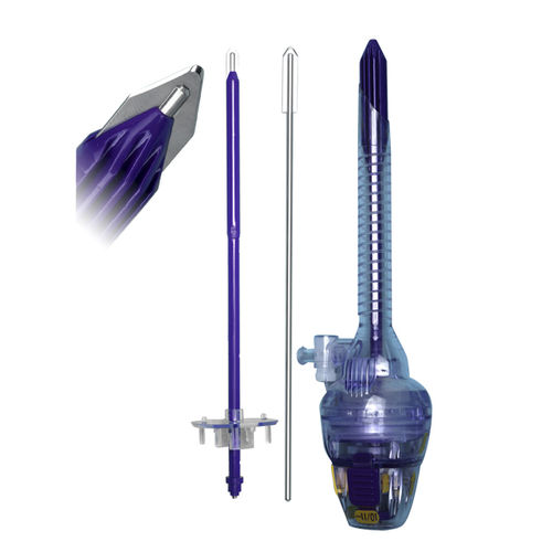 Trocar per laparascopia - Shanghai LZQ Precision Tool - a lama protetta / con camicia / con connettore per insufflazione