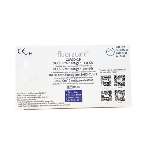 Kit di test per diagnosi COVID-19 - fluorecare® MF-68  - Shenzhen Microprofit Bio-tech Co., Ltd. - per uso domiciliare / per antigeni / SARS-COV-2