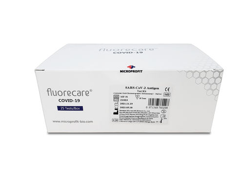 Kit di test per diagnosi COVID-19 - fluorecare® MF-91 - Shenzhen Microprofit Bio-tech Co., Ltd. - per antigeni / SARS-COV-2 / di saliva
