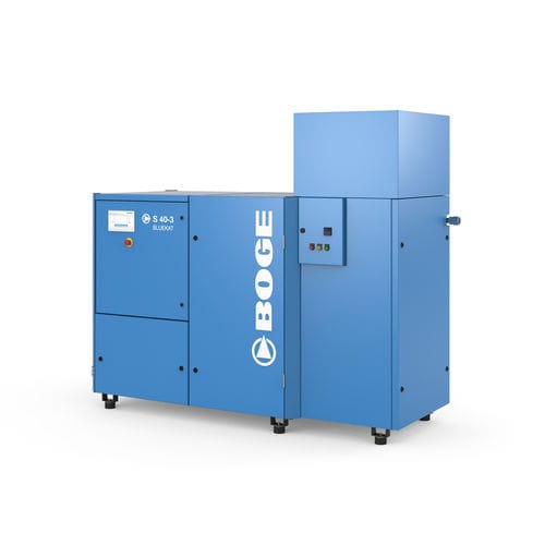 Compressore medico - bluekat - BOGE FRANCE - a vite / con rotelle / 1 postazione