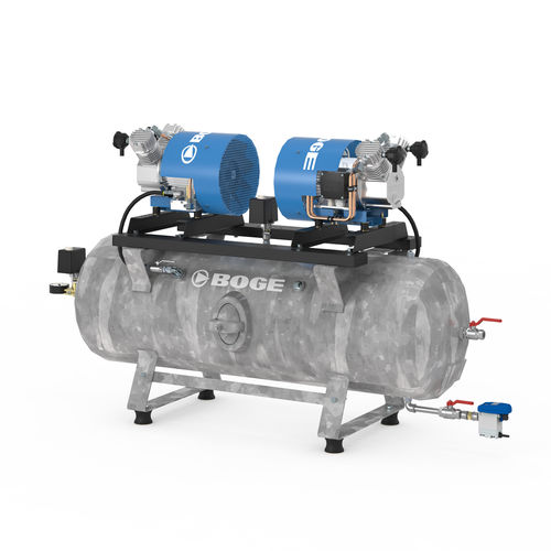 Compressore medico - PO 1 LTR - BOGE FRANCE - a pistone / 2 postazioni / senza olio