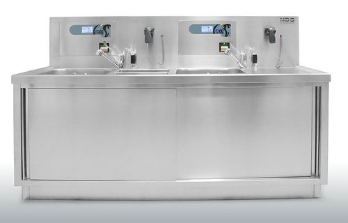 Lavandino per il ricondizionamento di endoscopi - LV-220™ - MDG Engineering - per pulizia di endoscopi / per risciacquo / 3 postazioni