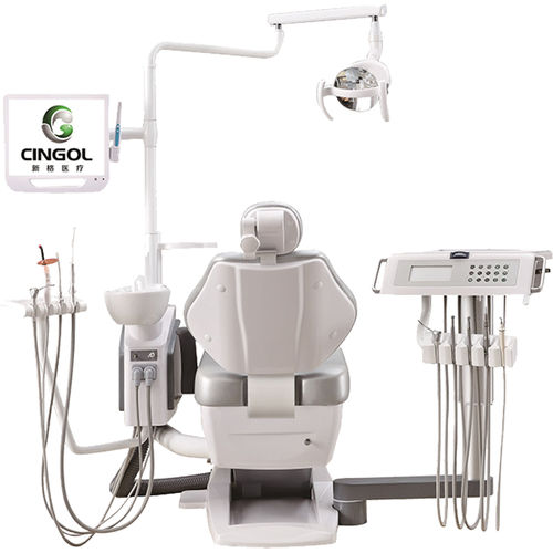 Riunito odontoiatrico con monitor - X1+ - Foshan Cingol Medical Instrument Co.,Ltd - con portastrumenti / con illuminazione LED