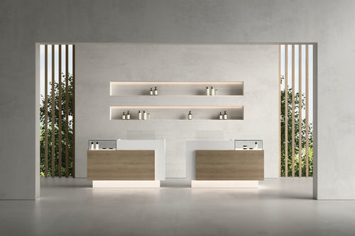 Scrivania con cassetti - VIP series - Vismara - da reception