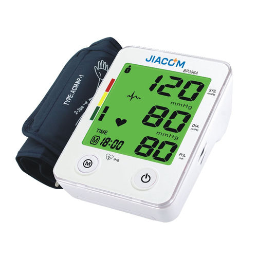 Sfigmomanometro elettronico automatico - BP386A - SHENZHEN JIACOM TECHNOLOGY CO. LTD - con bracciale adulti