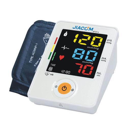 Sfigmomanometro elettronico automatico - BP351A - SHENZHEN JIACOM TECHNOLOGY CO. LTD - con bracciale adulti