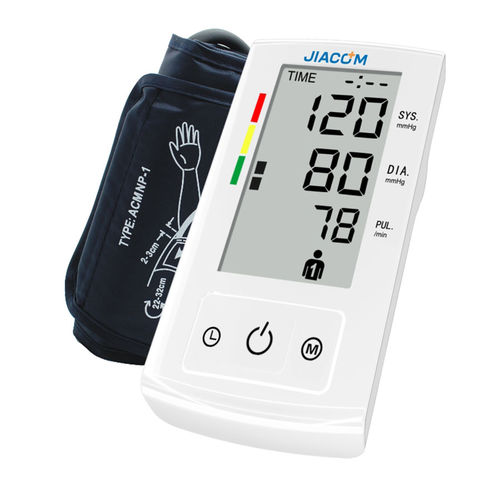 Sfigmomanometro elettronico automatico - BP365A - SHENZHEN JIACOM TECHNOLOGY CO. LTD - con bracciale adulti