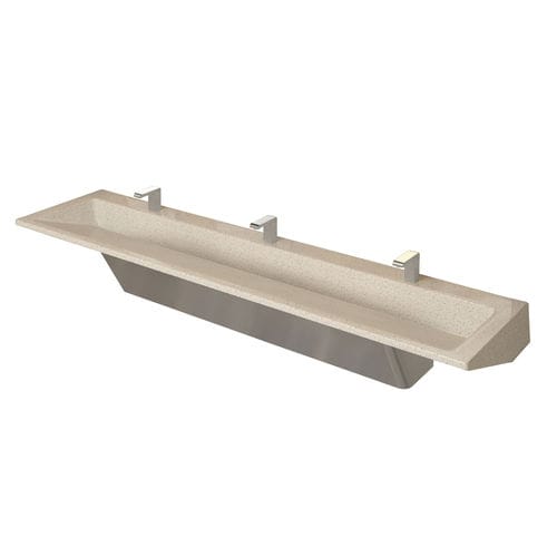 Lavandino per area di igiene - Verge LVRD3 - BRADLEY CORPORATION - 3 postazioni / a parete