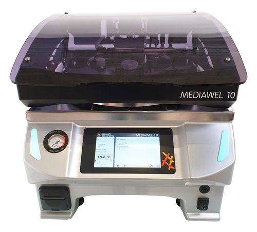 Preparatore di terreni automatico - MEDIAWEL10® - Alliance Bio Expertise - di sterilizzazione / da banco