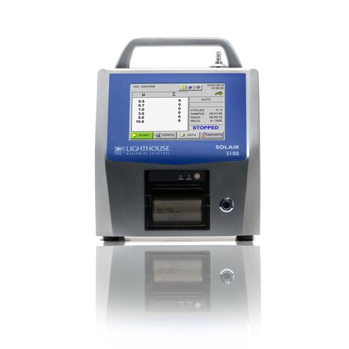 Contatore di particelle laser - Solair 5100 - Lighthouse Worldwide Solutions - per camera bianca / portatile / 8 canali