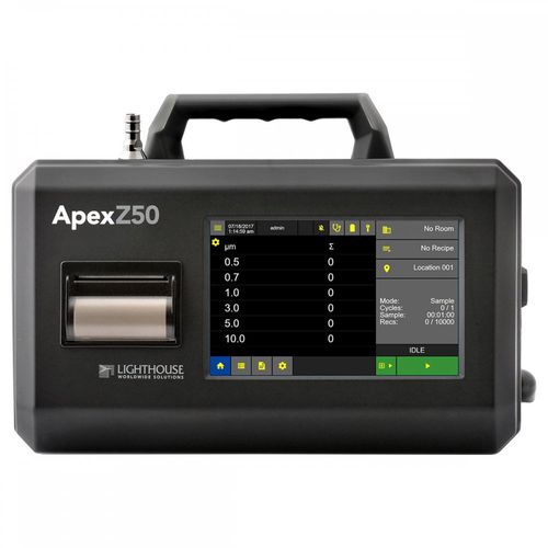 Contatore di particelle laser - ApexZ series - Lighthouse Worldwide Solutions - per camera bianca / a batteria / portatile